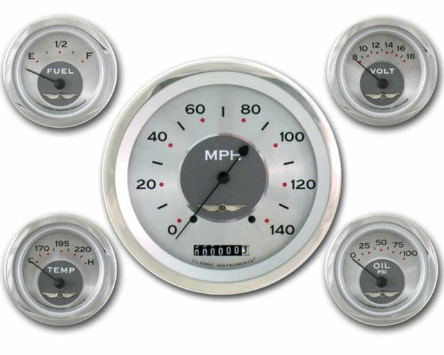 Classic Instruments analog dash gauge set