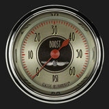 All American Nickel 2 1/8" Boost Gauge, 60 psi AN143SHC