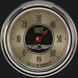 t All American Nickel 2 5/8" Boost Gauge, 60 psi AN343SLC Classic Instruments