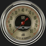 All American Nickel 2 5/8" Tachometer AN383SLC