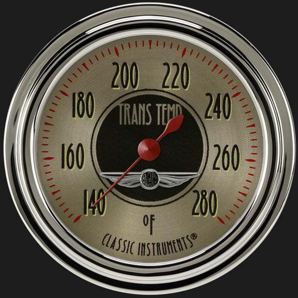 All American Nickel 2 5/8" Transmission Temperature Gauge AN327SLC