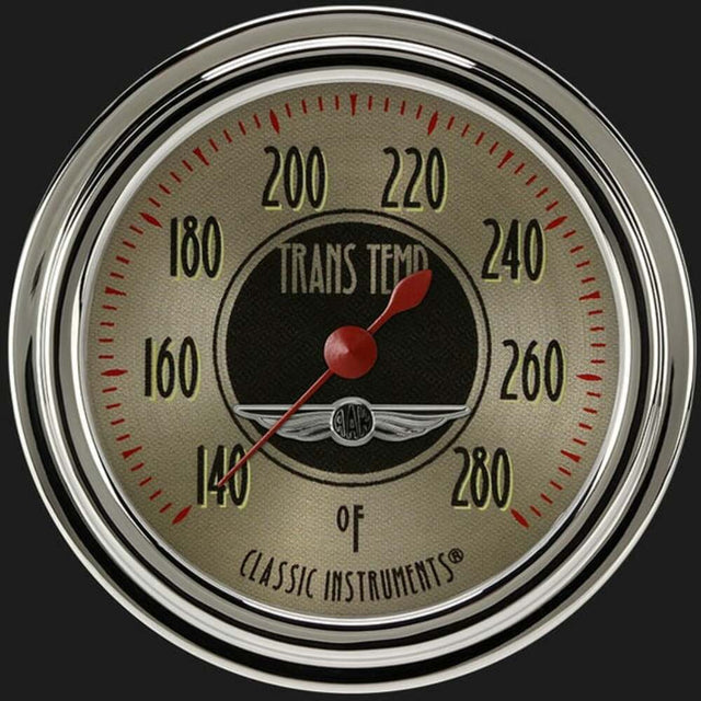 All American Nickel 2 5/8" Transmission Temperature Gauge AN327SLC