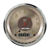 All American Nickel 3 3/8" Low Speed Speedometer LSAN