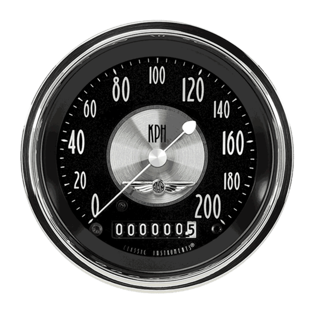 t All American Tradition 3 3/8" Speedometer AT59SHC Classic Instruments