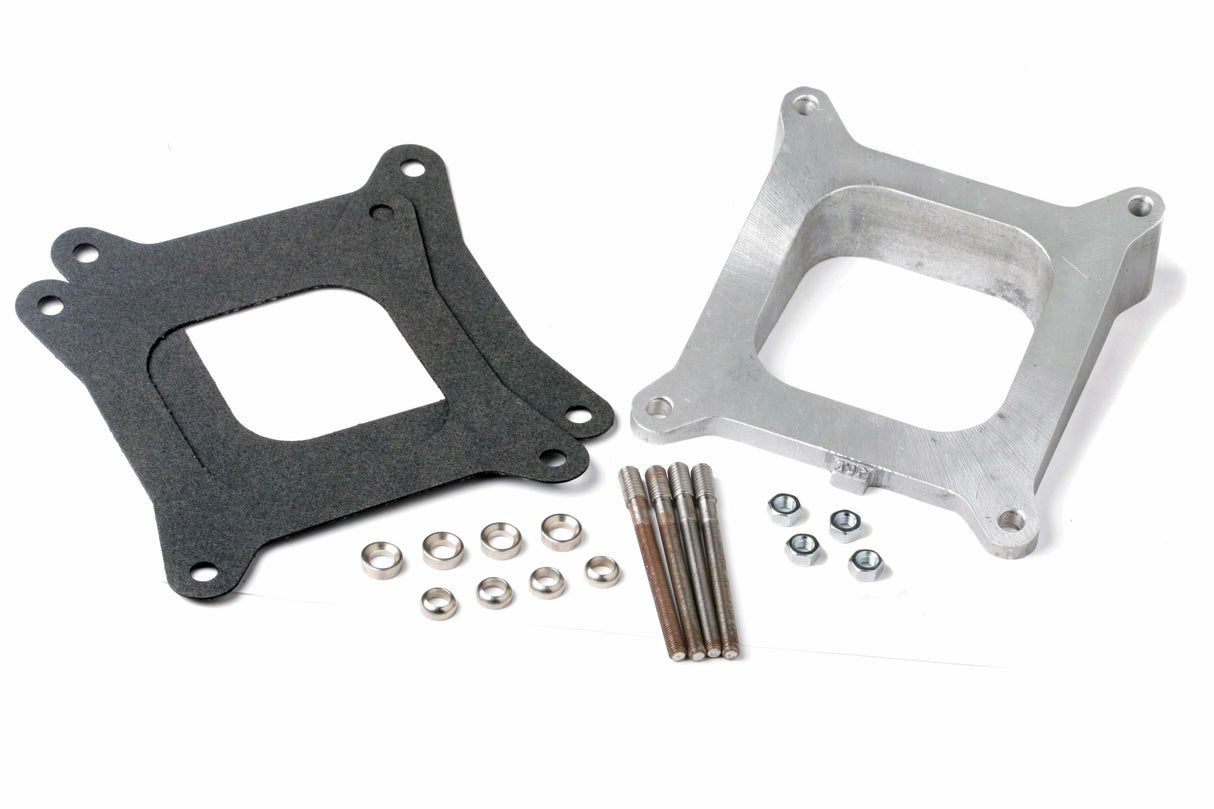 Holley Aluminum intake manifold wedged spacer - 717-2