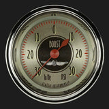 All American Nickel 2 1/8" Boost/Vac Gauge AN141SHC