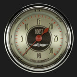 All American Nickel 2 1/8" Boost Gauge, 30 psi AN142SHC