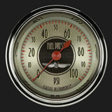 All American Nickel 2 1/8" Fuel Pressure Gauge, 100 psi AN146SHC