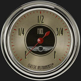 All American Nickel 2 5/8" Fuel Gauge AN309SLC