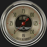 All American Nickel 2 5/8" Air Pressure Gauge AN318SLC