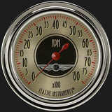 All American Nickel 2 5/8" Tachometer AN383SLC