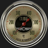 t All American Nickel 2 5/8" Cylinder Head Temp. Gauge AN397SLC Classic Instruments