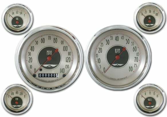 Classic Instruments analog dash gauge set