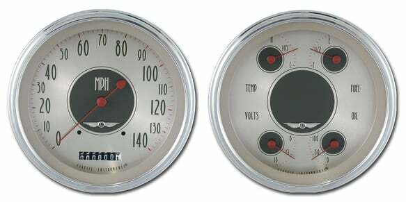 Classic Instruments analog dash gauge set