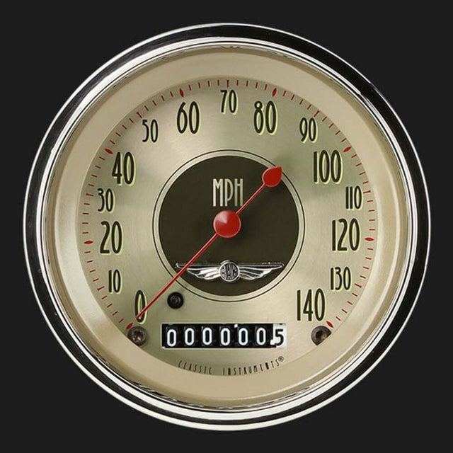 t All American Nickel 3 3/8" Speedometer AN55SHC Classic Instruments