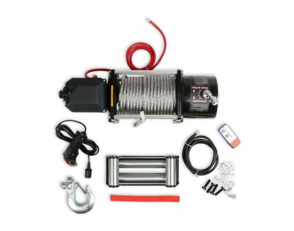 t Anvil - 17,000 Lbs Winch w/ Metal Cable & Roller Fairlead - 17001AOR Anvil Off-Road