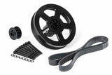 3.0 TFSI Supercharger Drive and Crank Pulley with Belt (Press on) billet aluminum stainless steel