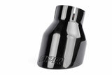 Double-Walled 4 Slash-Cut Tips (Polished Diamond Black) - Set of 2 -TPK0003 stainless steel black