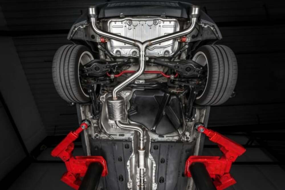 t APR Exhaust - Front Muffler - MK7 GTI - CBK0005 APR