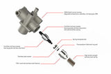 High Pressure Fuel Pump - 2.0T EA113 for Audi and VW stainless steel