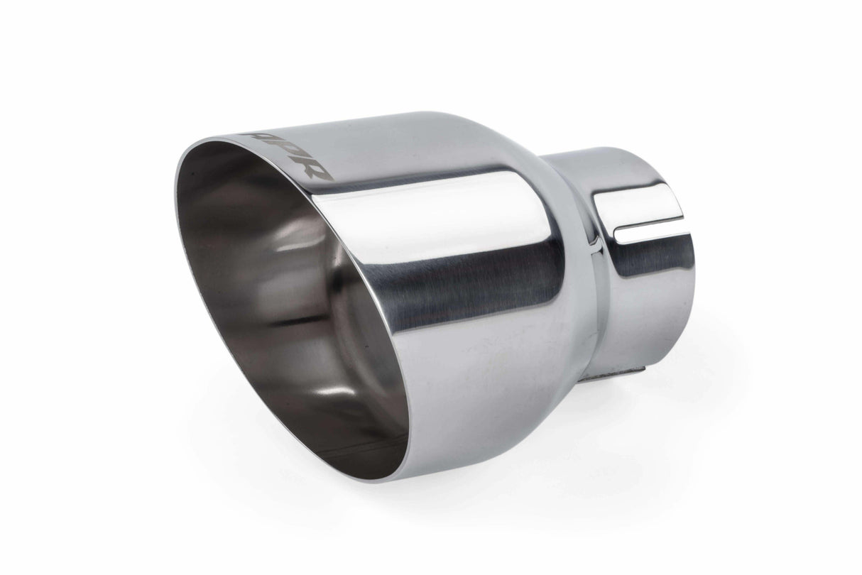 Single-Walled 4 Slash-Cut Tips (Polished Silver) - Set of 2 stainless steel polished