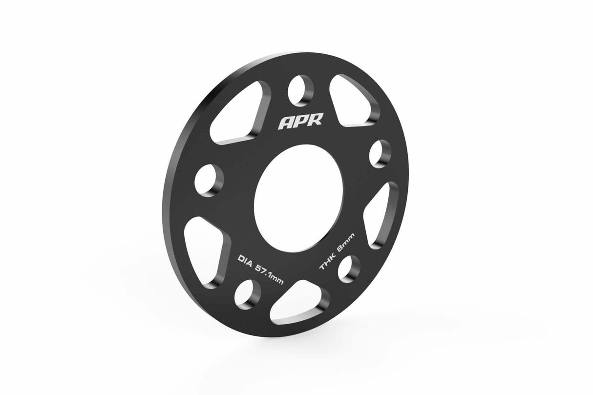 Spacers (Set of 2) - 57.1mm CB - 8mm Thick aluminum black