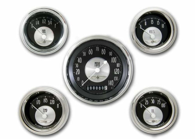 Classic Instruments analog dash gauge set
