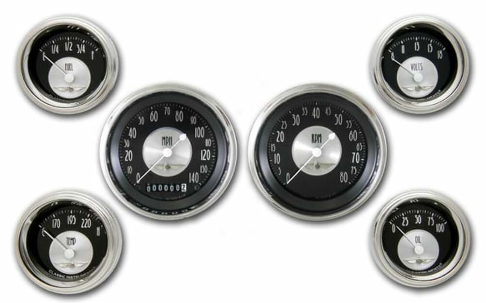 Classic Instruments analog dash gauge set