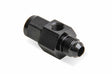 Fuel Pressure Gauge Adapter - AT100199ERL AN fitting black aluminum