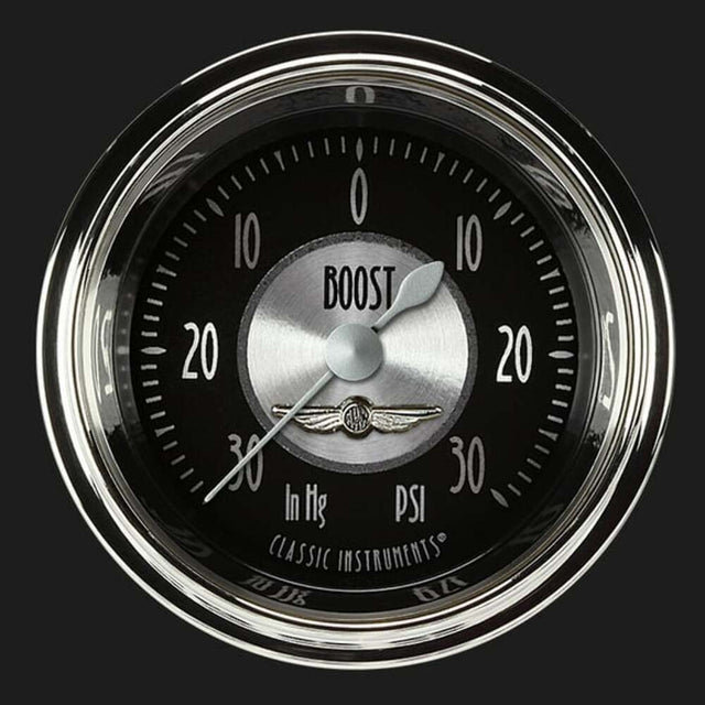 All American Tradition 2 1/8" Boost/Vac Gauge AT141SHC