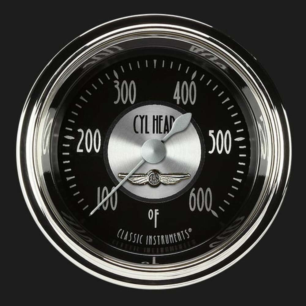 All American Tradition 2 1/8" Cylinder Head Temp. Gauge AT197SHC