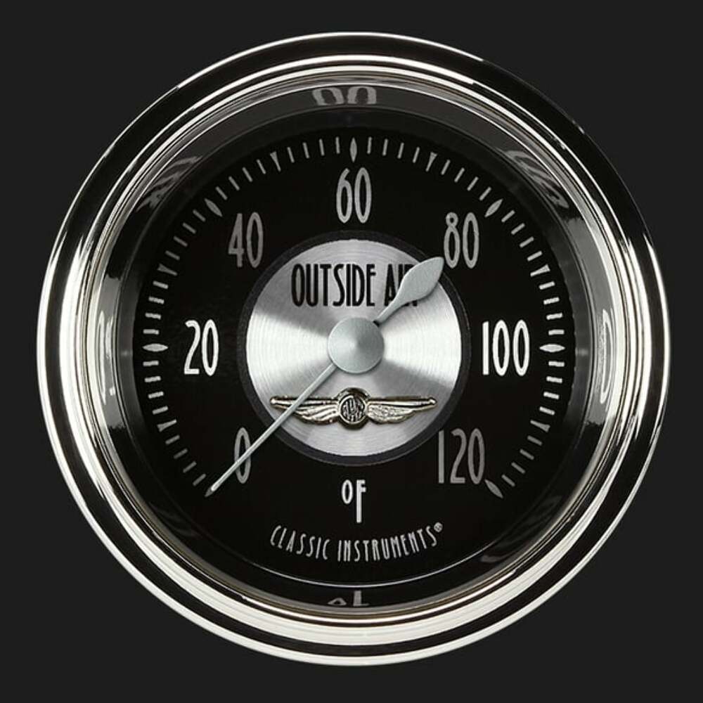 All American Tradition 2 1/8" Outside Air Temp. Gauge AT199SHC