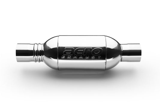 AERO Turbine Performance Muffler Polished 304 Grade Stainless-AT3030-JHPR