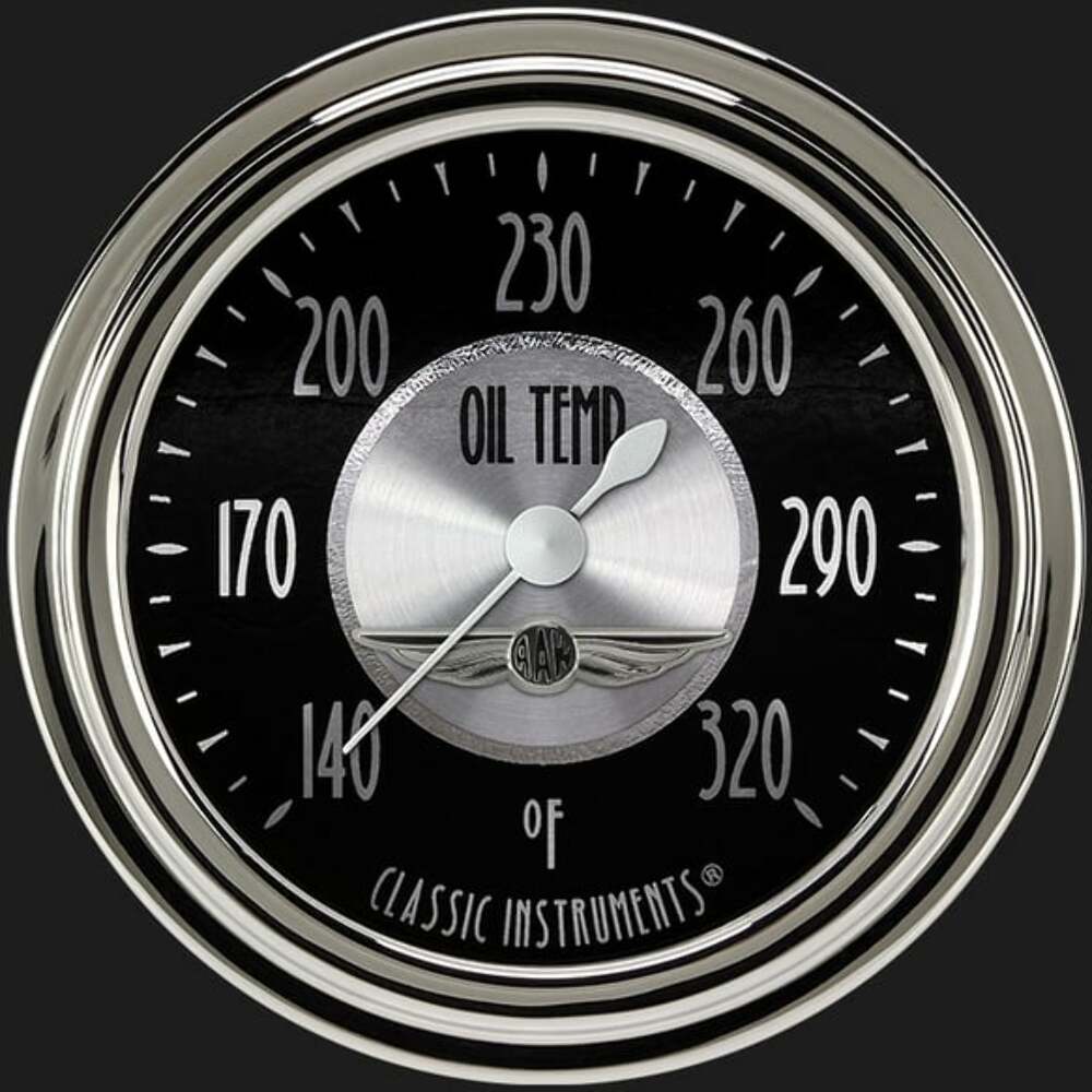 All American Tradition 2 5/8" Oil Temperature Gauge AT328SLC