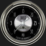 All American Tradition 2 5/8" Boost Gauge, 30 psi AT342SLC