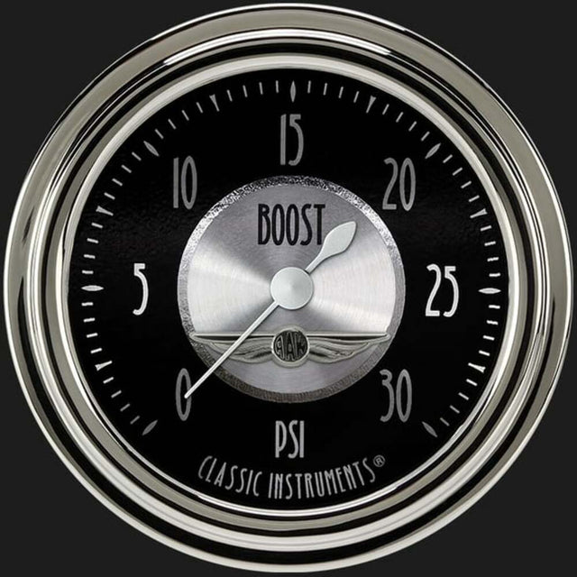 All American Tradition 2 5/8" Boost Gauge, 30 psi AT342SLC