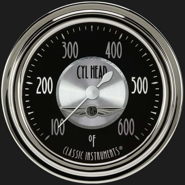All American Tradition 2 5/8" Cylinder Head Temp. Gauge AT397SLC