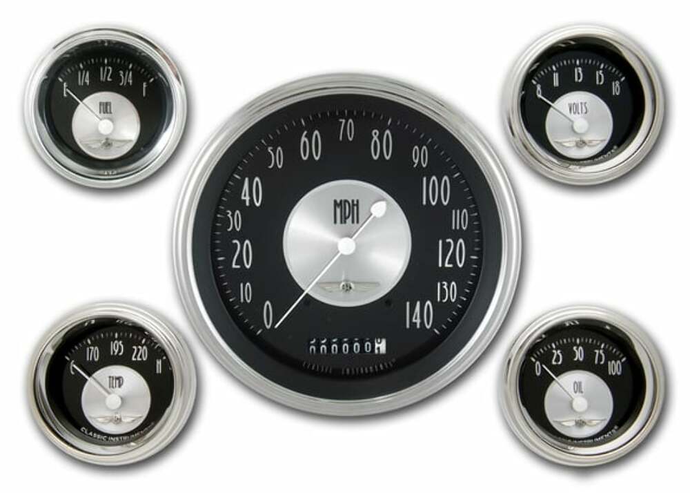 Classic Instruments analog dash gauge set