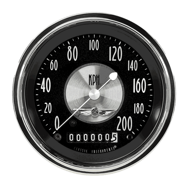 All American Tradition 3 3/8" Speedometer AT59SHC