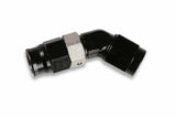 Adj. Low Profile 45 Degree Speed-Seal Hose End, -6 Hose Size - AT604536ERL AN fitting