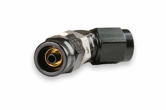 Adj. Low Profile 45 Degree Speed-Seal Hose End, -6 Hose Size - AT604536ERL AN fitting