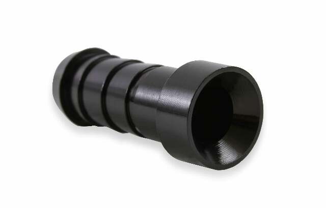 Auto-Crimp Hose End - Straight - Size -12 - Black - AT700112ERL AN fitting