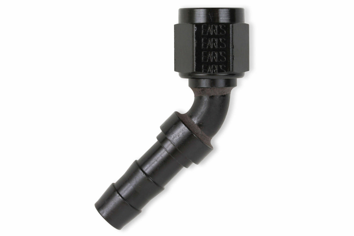 Earls Super Stock&trade; 45 Degree -8 Female to 1/2 Barb - AT704609ERL