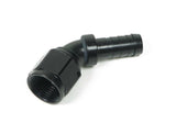 Earls Auto-Crimp Hose End - 45 Degree - Size -12 - Black - AT704612ERL