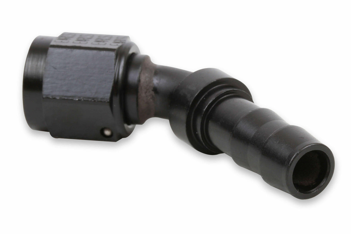 Earls Super Stock&trade; 45 Degree -6 Female to 3/8 Barb - AT704667ERL