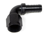 Earls Auto-Crimp Hose End - 90 Degree - Size -10 - Black - AT709110ERL