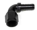 Earls Auto-Crimp Hose End - 90 Degree - Size -10 - Black - AT709110ERL