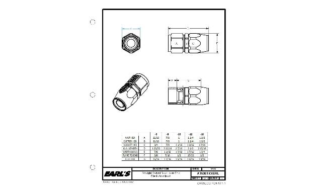Swivel-Seal&reg; Hose End - AT800112ERL AN fitting