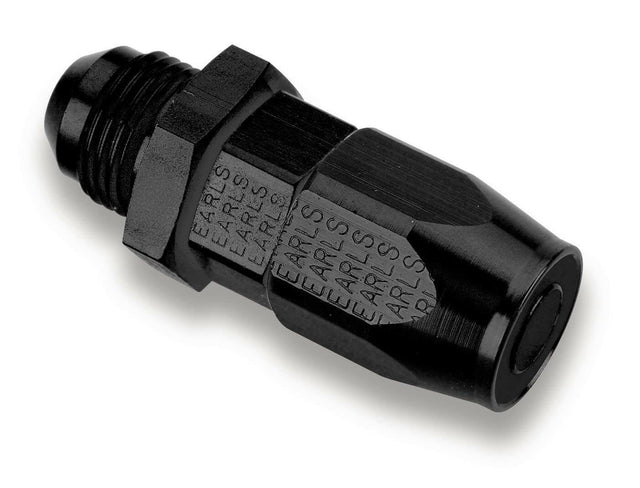 Swivel-Seal® Hose End - AT840106ERL AN fitting black aluminum