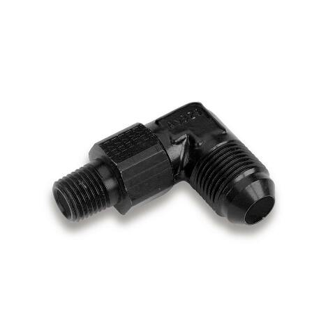 90 Degree -6 AN Male to 1/4 NPT Male Swivel - AT922106ERL